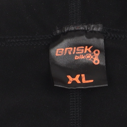 Brisk Bike Men's XL Black Compression Leggings