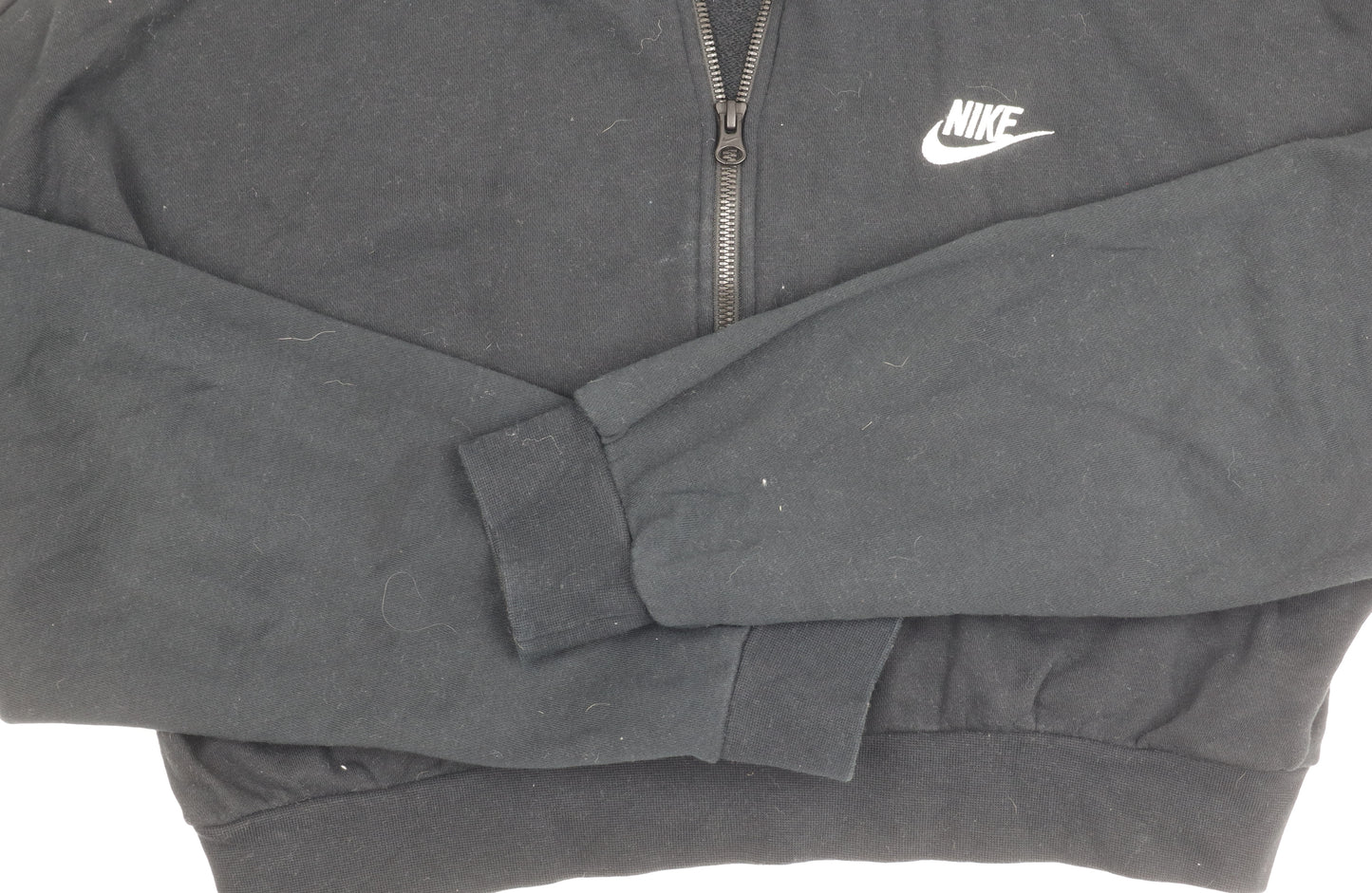 Nike Women's Black Hoodie Medium Full Zip Lightweight