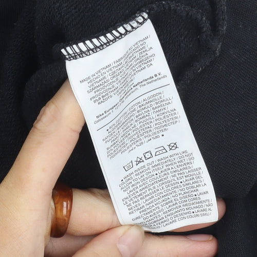 Nike Women's Black Hoodie Medium Full Zip Lightweight