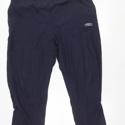 Umbro Men's Black Track Pants L - Gym Training Sportswear
