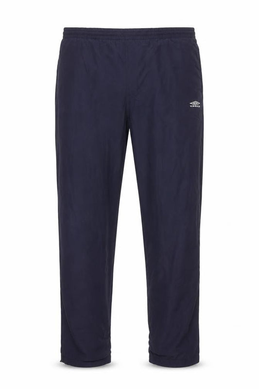 Front view of Umbro Men's Black Track Pants L - Gym Training Sportswear