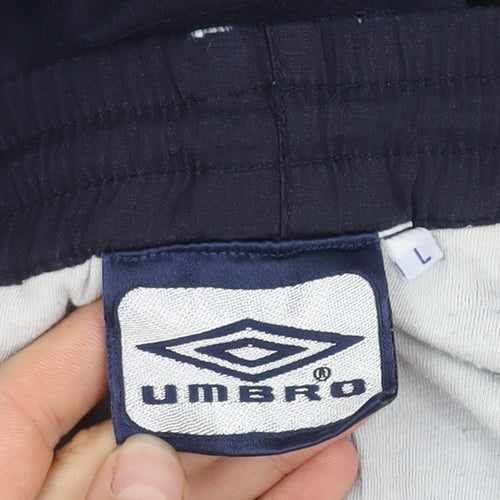 Umbro Men's Black Track Pants L - Gym Training Sportswear