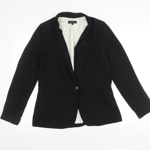 New Look Women's Black Blazer, Size 10, Regular Fit