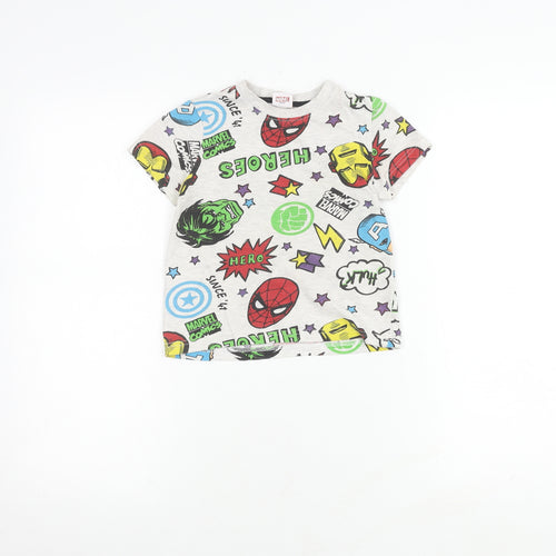 Marvel Comics Boys' Multicoloured T-Shirt 4-5 Years