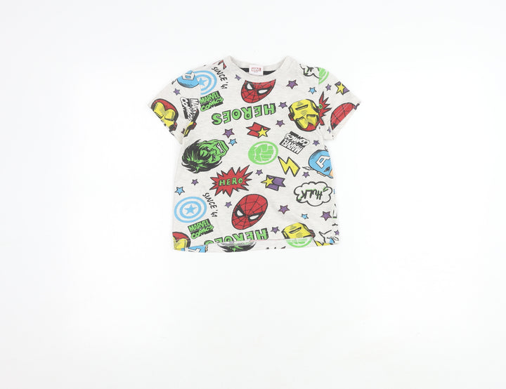 Marvel Comics Boys' Multicoloured T-Shirt 4-5 Years
