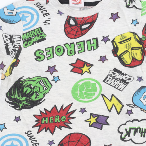 Marvel Comics Boys' Multicoloured T-Shirt 4-5 Years