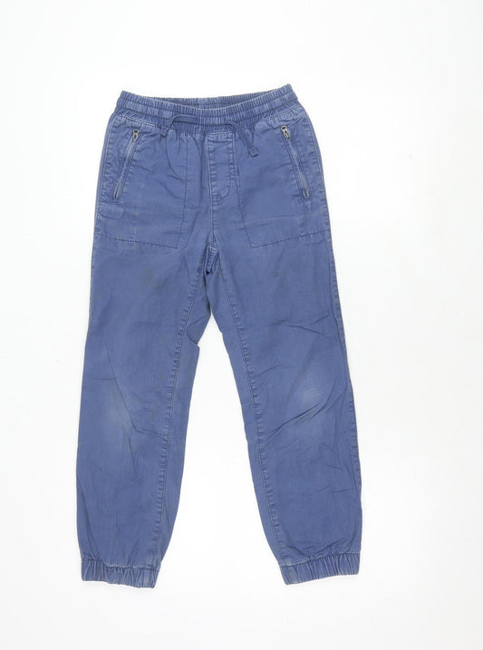 Gap Girls Blue Jogger Trousers - M, Casual Elastic Waist