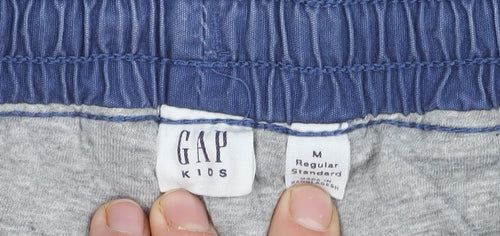 Gap Girls Blue Jogger Trousers - M, Casual Elastic Waist