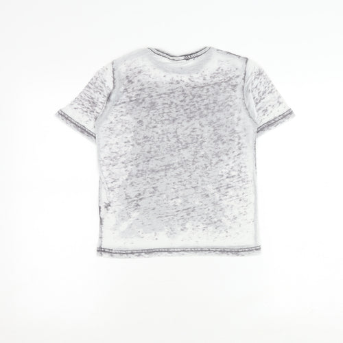 Marvel Boys Grey T-Shirt 7-8 Years Comic Superhero Crew Neck