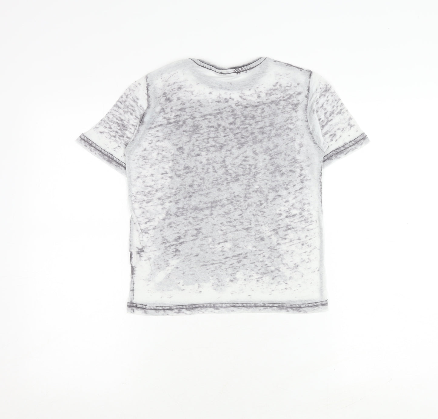 Marvel Boys Grey T-Shirt 7-8 Years Comic Superhero Crew Neck