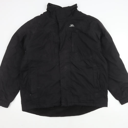 Trespass Men's Black Waterproof Jacket L