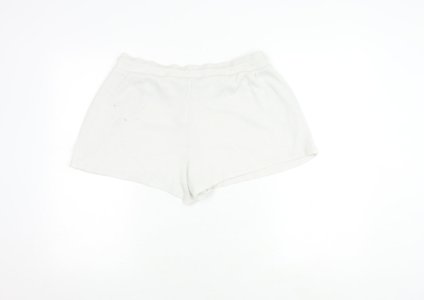 Disney Women's Mickey Mouse Sleep Shorts White L