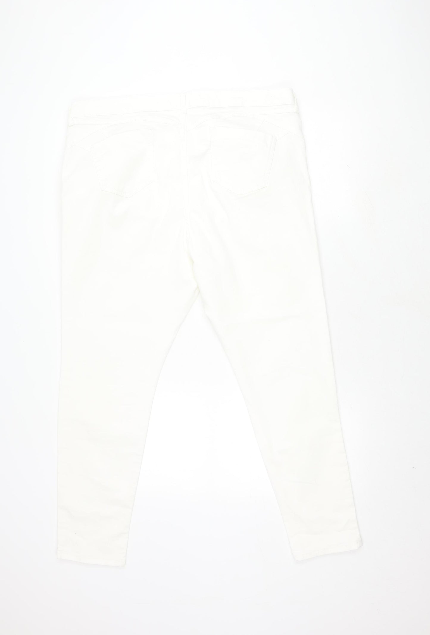 Marks and Spencer Ivory Women's Regular Fit Jeans