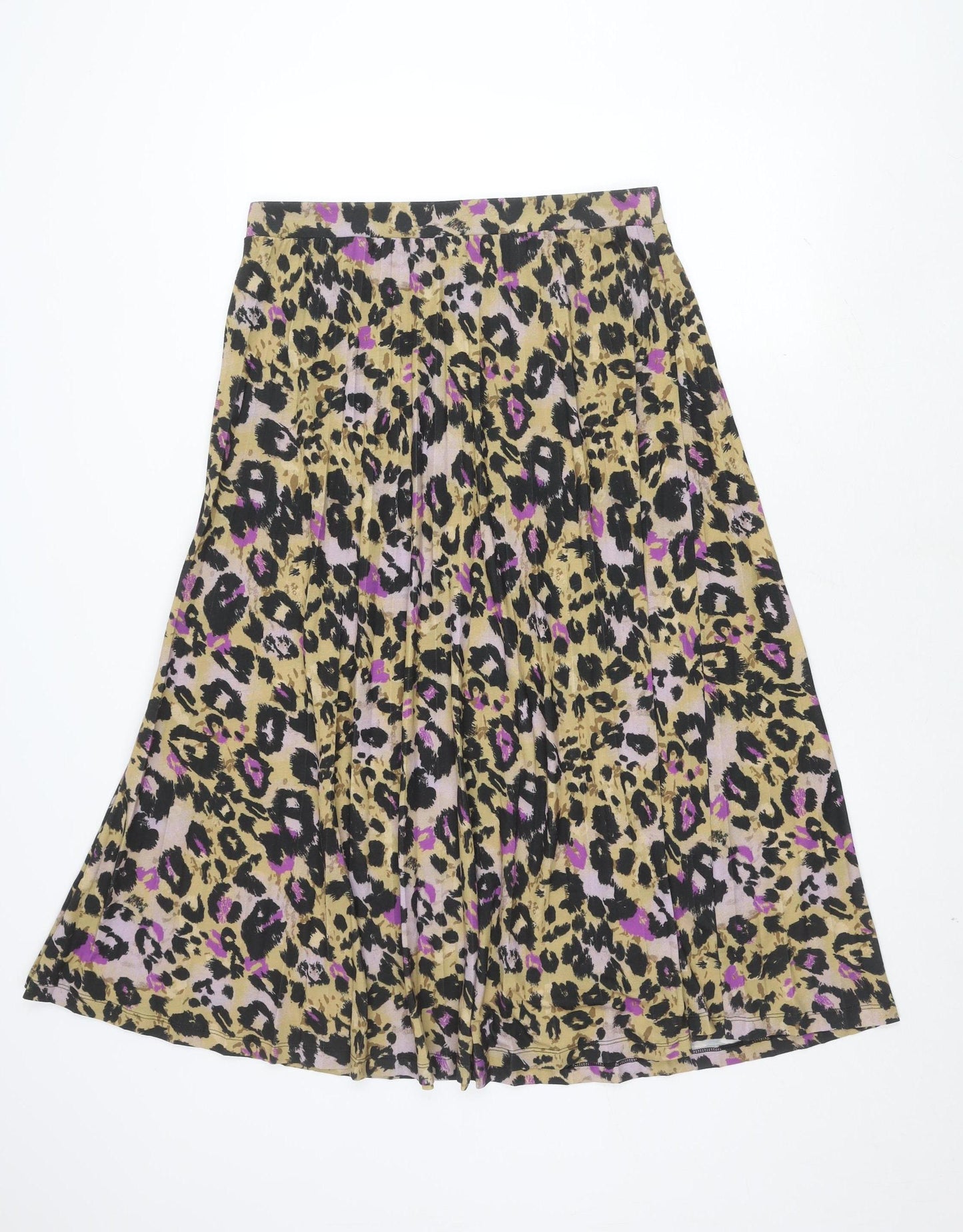 Marks and Spencer Women's Multicoloured Size 14 Animal Print Skirt