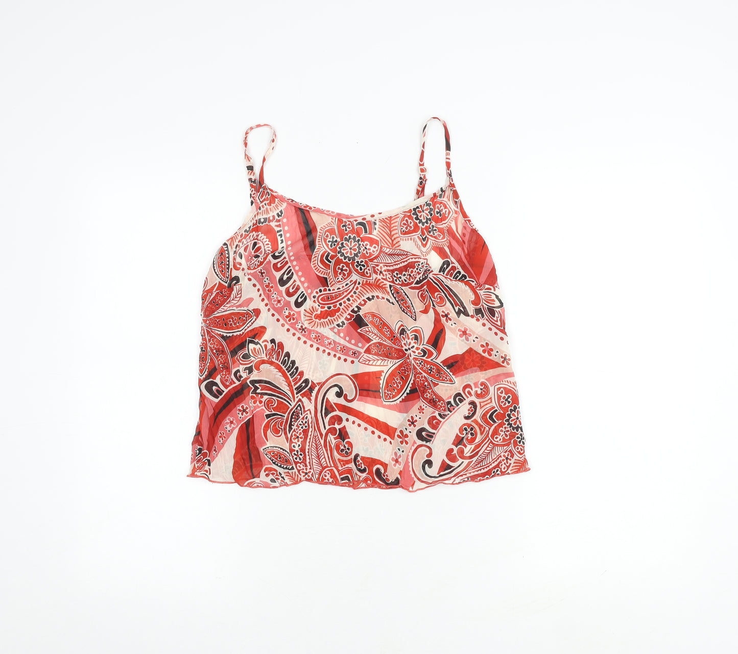 Per Una Women's Multicoloured Floral Camisole Tank - Size 12