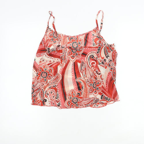 Per Una Women's Multicoloured Floral Camisole Tank - Size 12