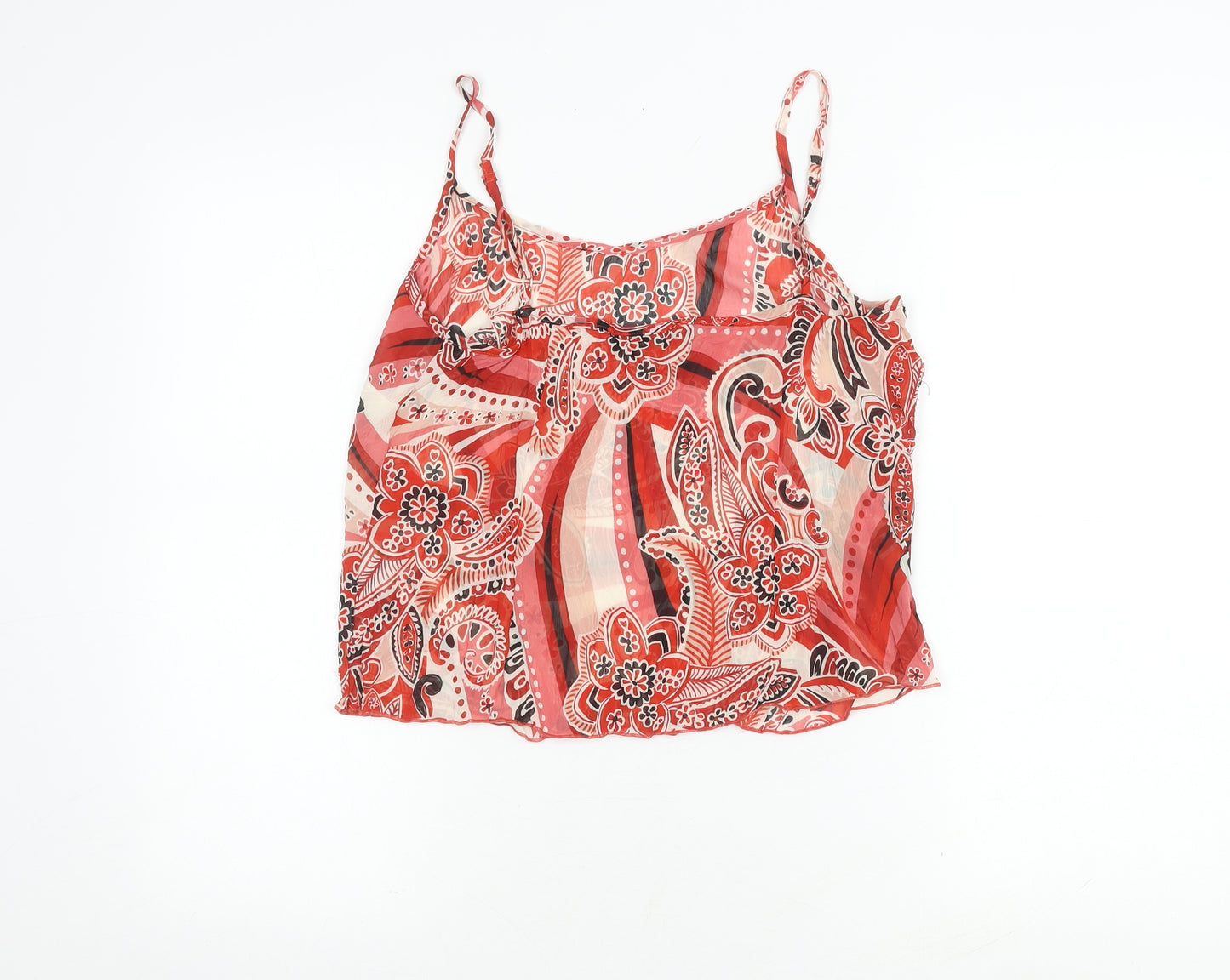 Per Una Women's Multicoloured Floral Camisole Tank - Size 12