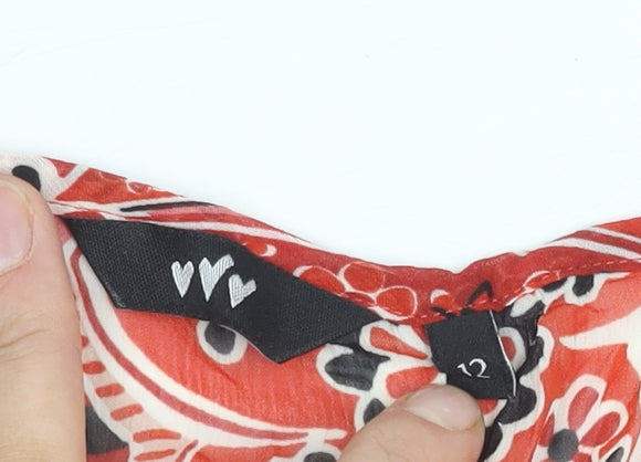 Per Una Women's Multicoloured Floral Camisole Tank - Size 12