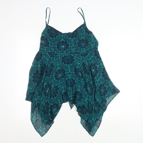 Planet Women's Multicoloured Silk Camisole Top Size 12