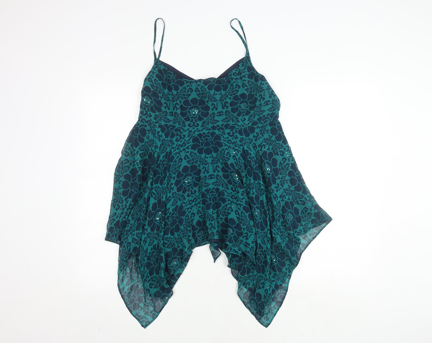 Planet Women's Multicoloured Silk Camisole Top Size 12