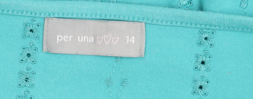 Marks and Spencer Green Camisole Blouse Size 14