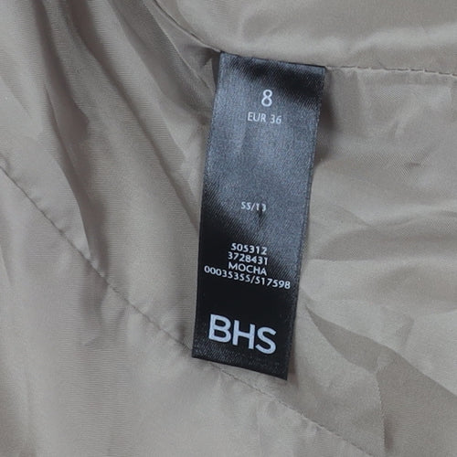 BHS Women's Beige Regular Fit Suit Jacket
