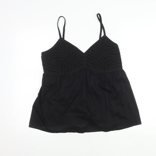 Marks and Spencer Women's Black Camisole Lace Trim Size 12