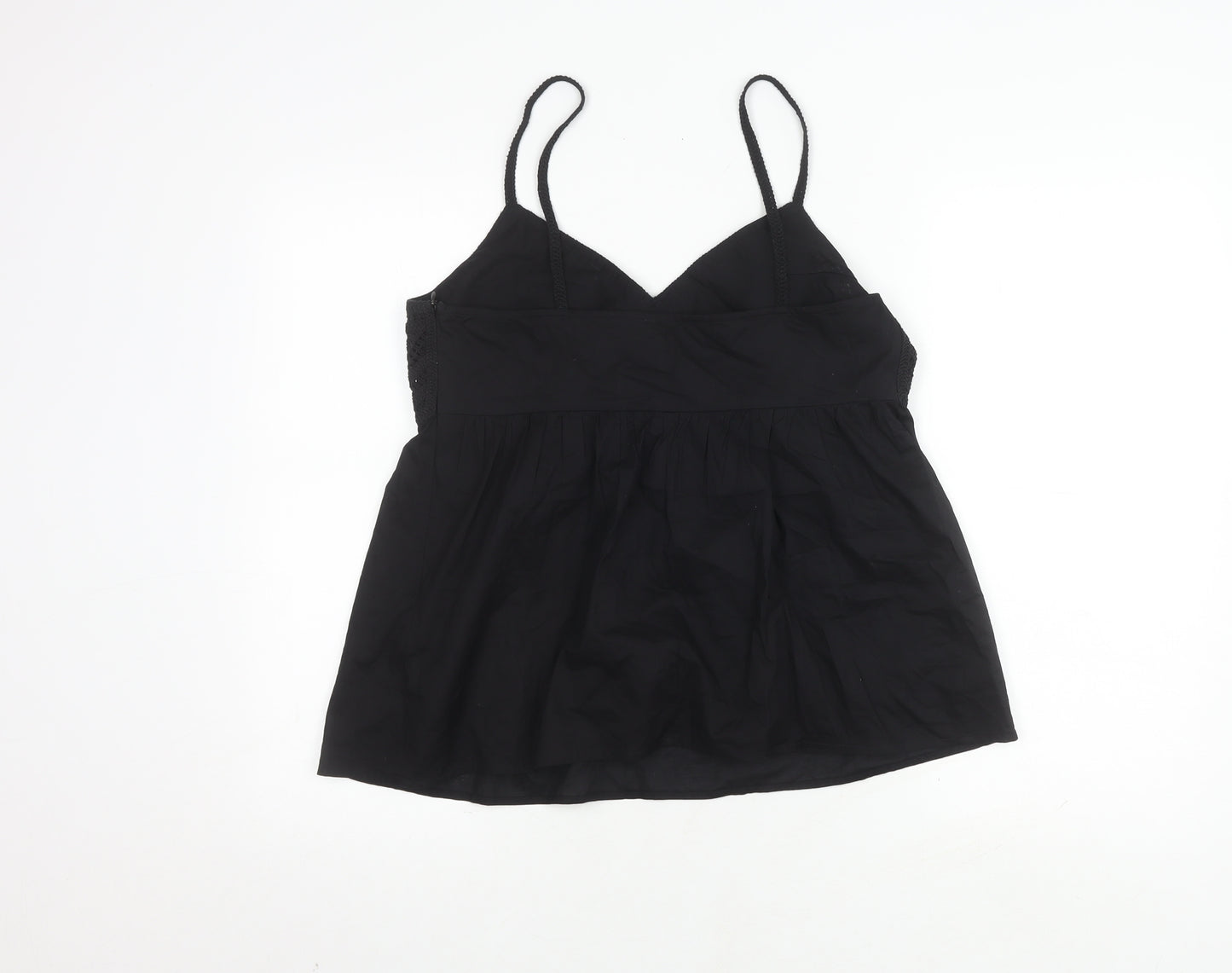 Marks and Spencer Women's Black Camisole Lace Trim Size 12