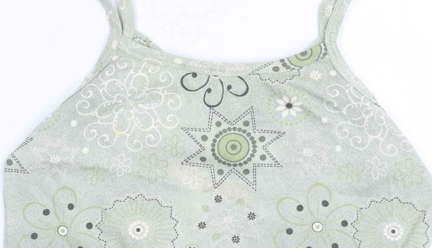 EWM Pure Classics Floral Camisole Tank Women Size 14