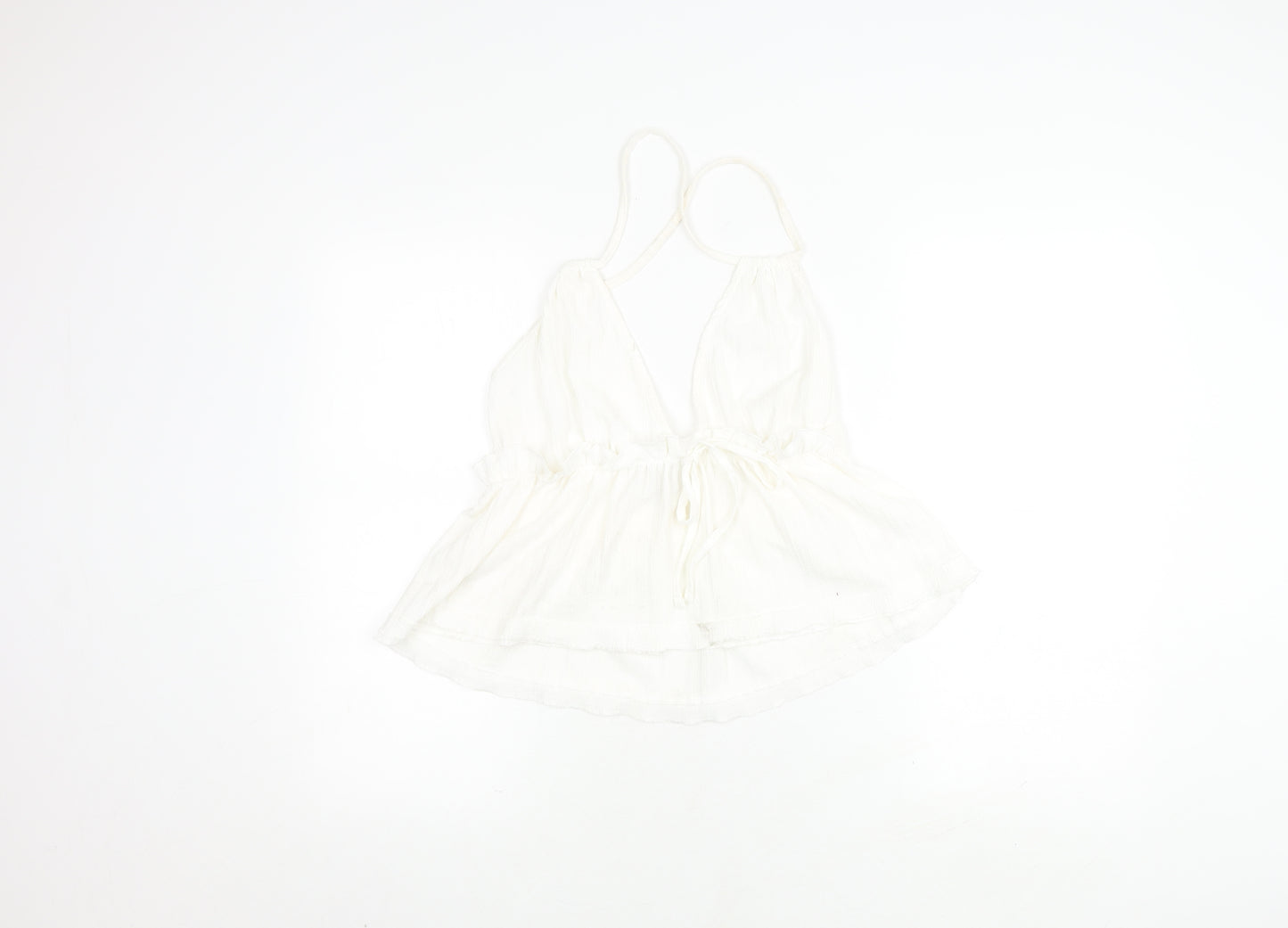 Coast Women's White Halter Camisole, Size 10