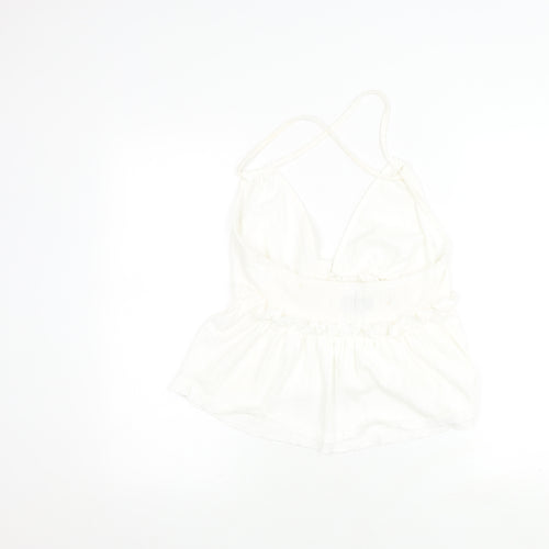 Coast Women's White Halter Camisole, Size 10