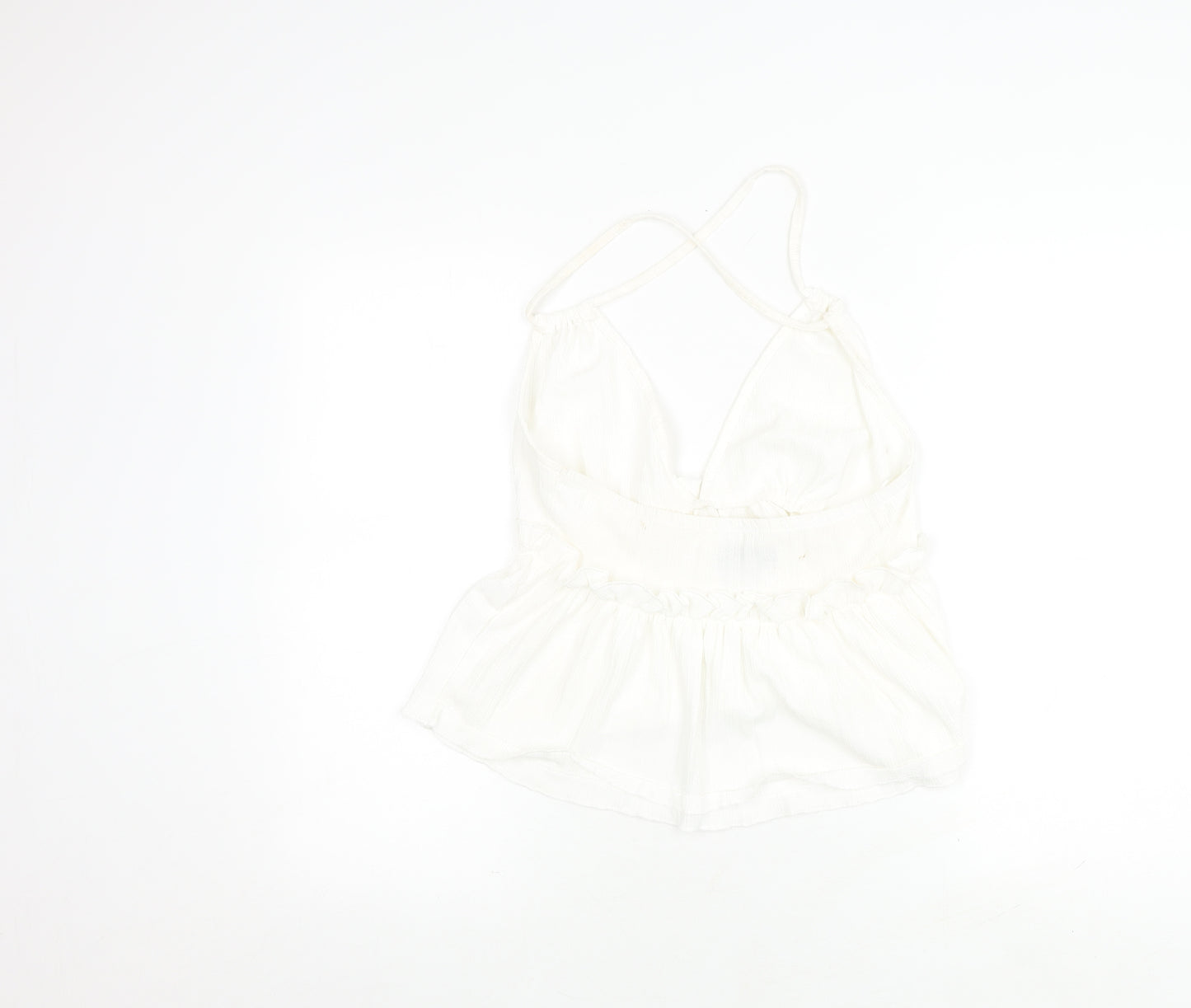 Coast Women's White Halter Camisole, Size 10