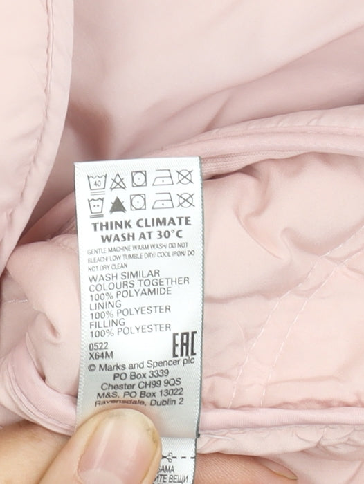 Marks and Spencer Women's Pink Quilted Jacket