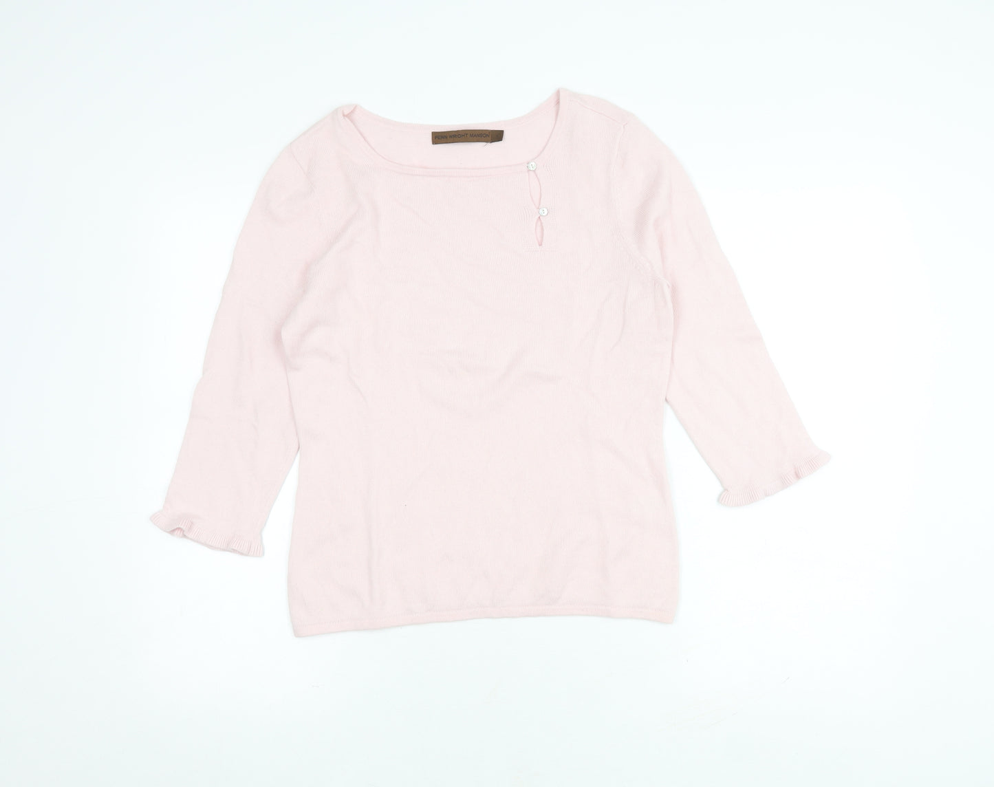 Fenn Wright Manson Women's Pink Jumper, L, Boat Neck