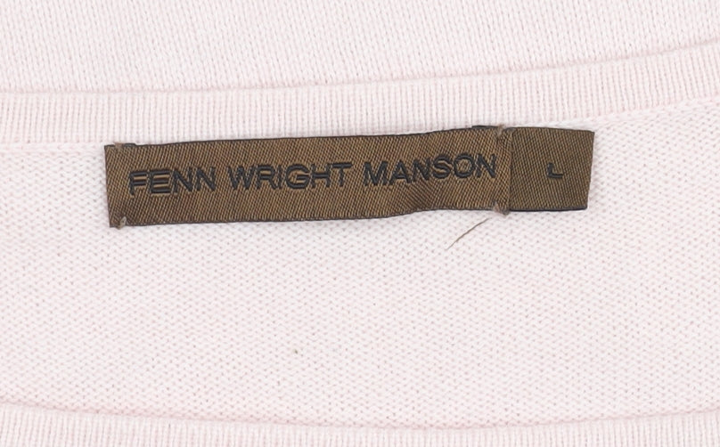 Fenn Wright Manson Women's Pink Jumper, L, Boat Neck