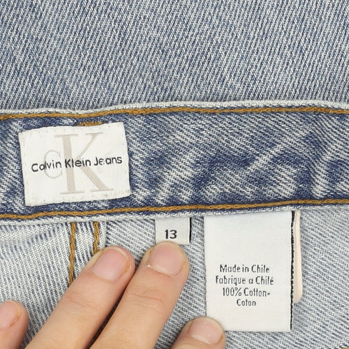 Calvin Klein Women's Blue Denim Jeans Size 13