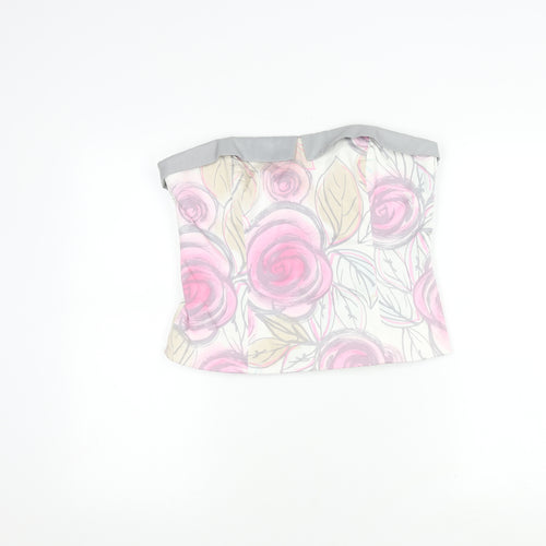Coast Women's Floral Cropped Top - Size 14, Multicoloured