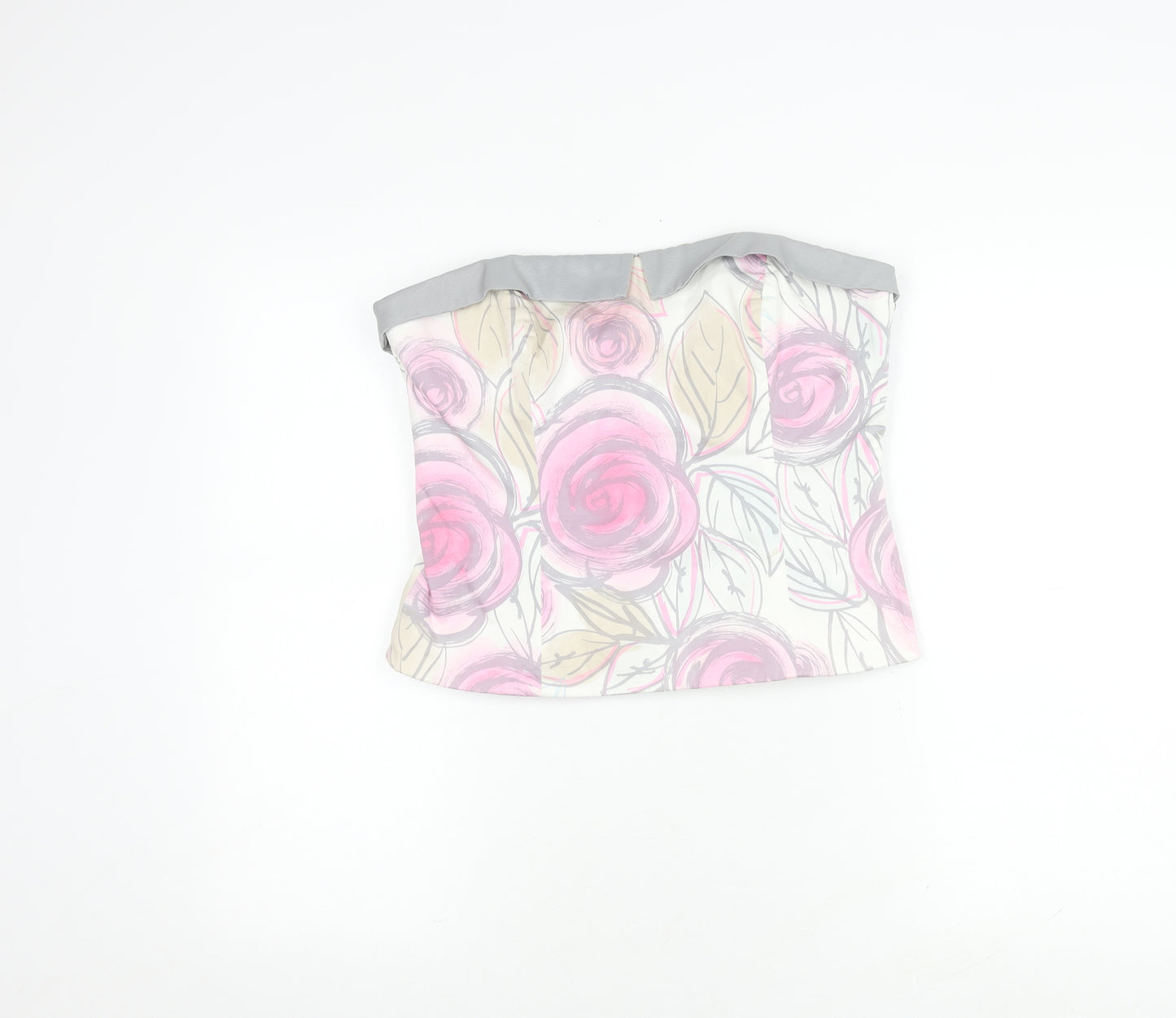 Coast Women's Floral Cropped Top - Size 14, Multicoloured