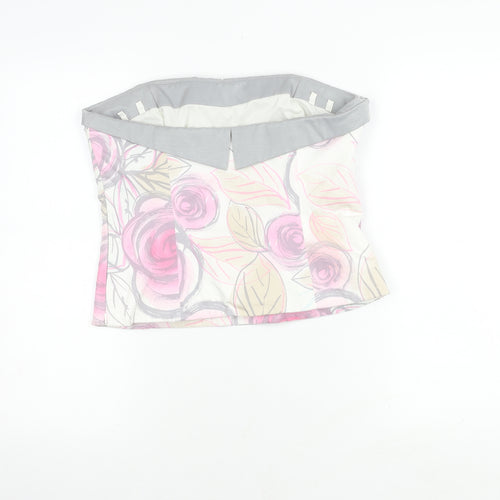 Coast Women's Floral Cropped Top - Size 14, Multicoloured