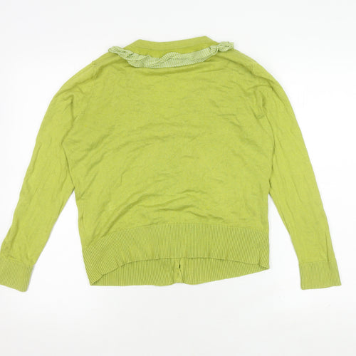 Marks and Spencer Women's Green V-Neck Cardigan Size 14