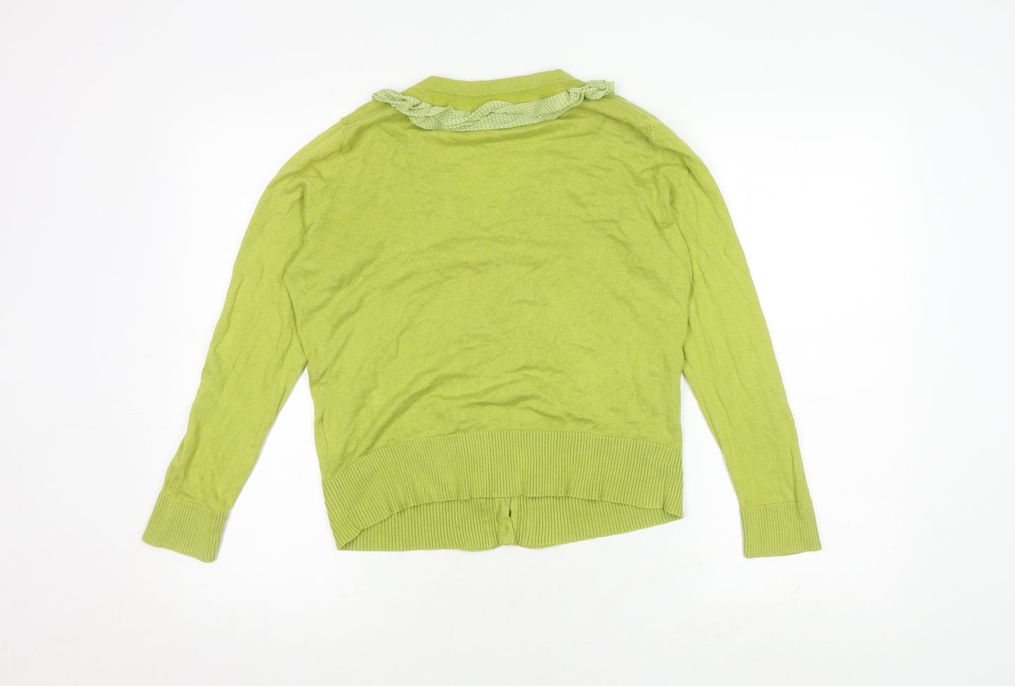 Marks and Spencer Women's Green V-Neck Cardigan Size 14