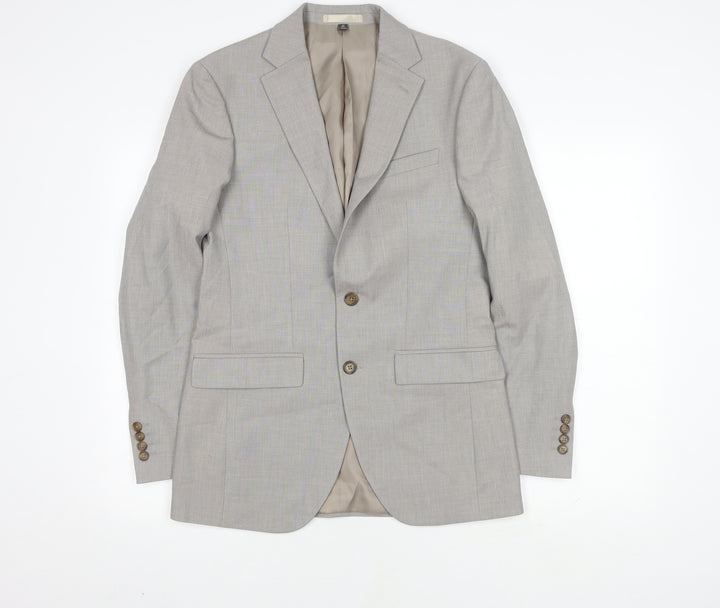 Marks and Spencer Men's Grey Blazer Size 36 Regular Fit