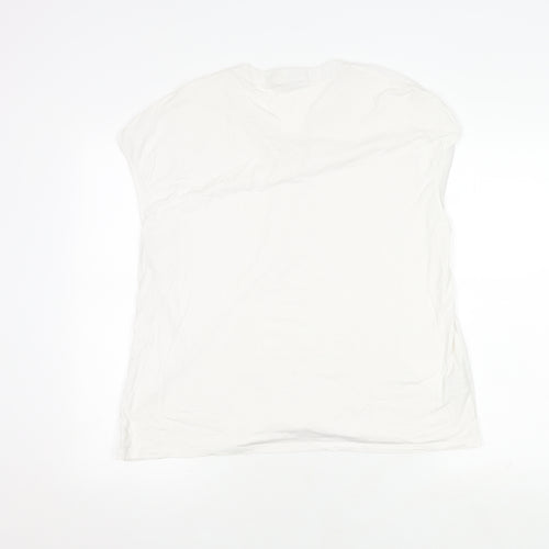 Laura Ashley Women's White Sleeveless Top UK 18
