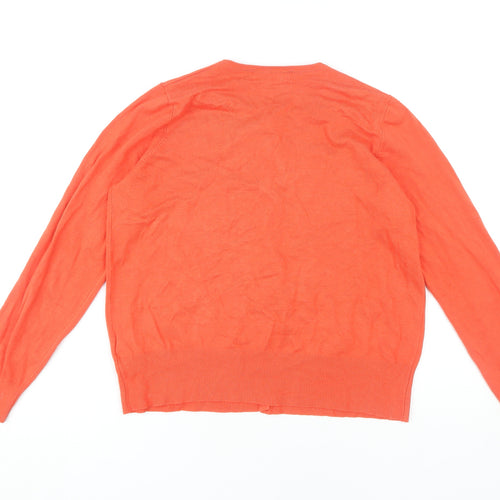 Marks and Spencer Women’s Orange Cardigan, Size 14