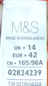 Marks and Spencer Women’s Orange Cardigan, Size 14
