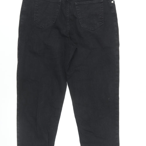 Marks and Spencer Women's Black Denim Jeans Size 16