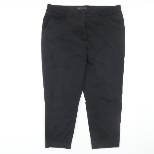 Marks and Spencer Women's Black Trousers Size 16