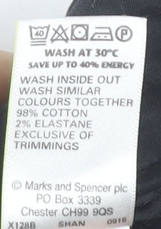 Marks and Spencer Women's Black Trousers Size 16