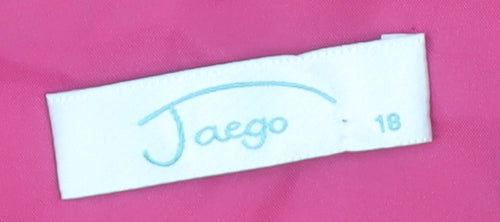 Jaego Women's Pink Polka Dot Party Dress Size 18