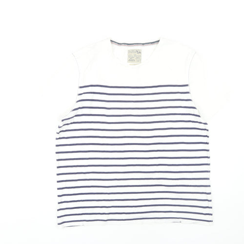 Burton Men's Striped T-Shirt White L